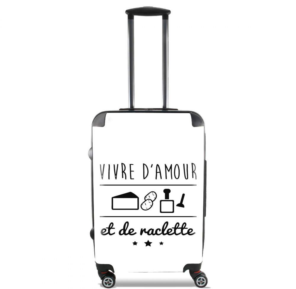 Valise bagage Cabine pour Vivre damour et de raclette