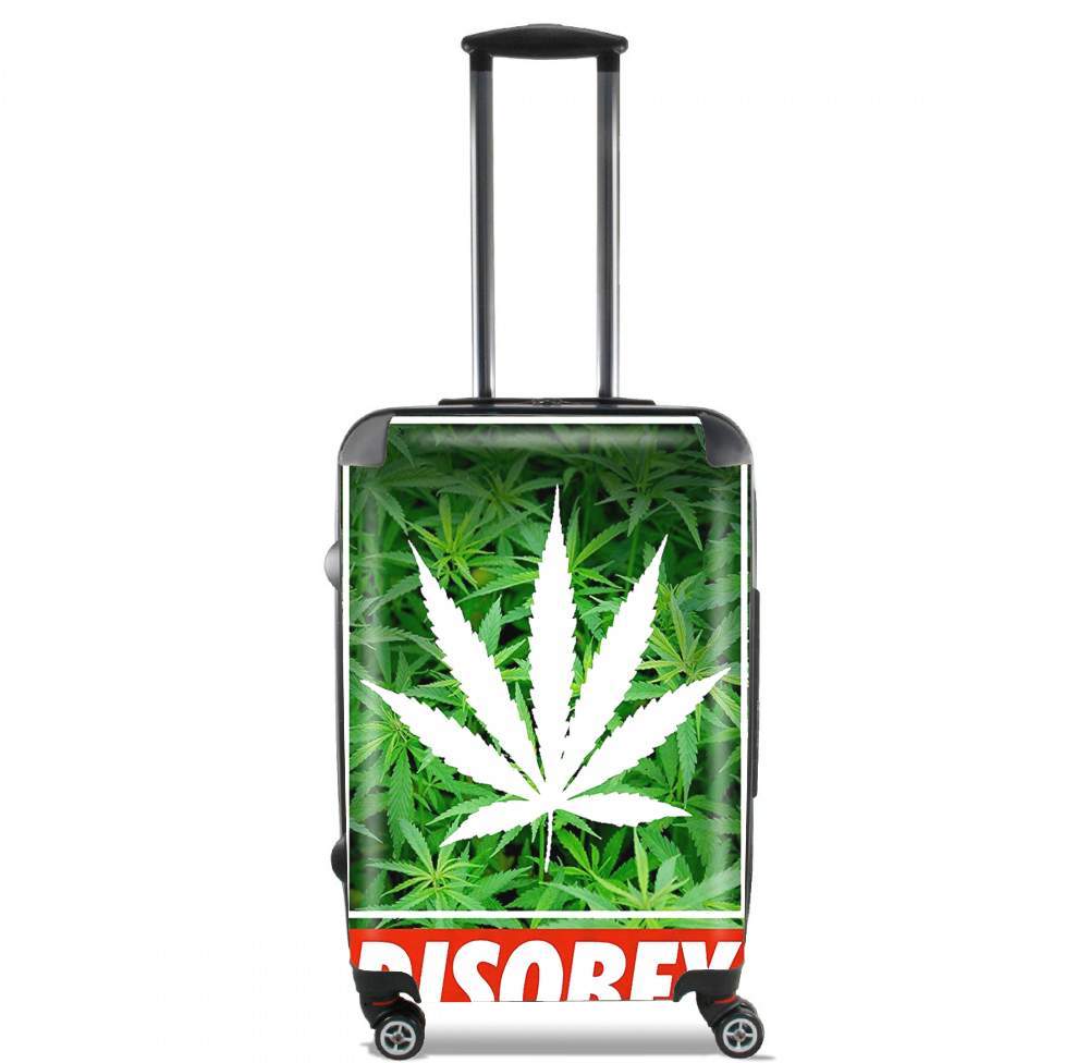Valise bagage Cabine pour Weed Cannabis Disobey