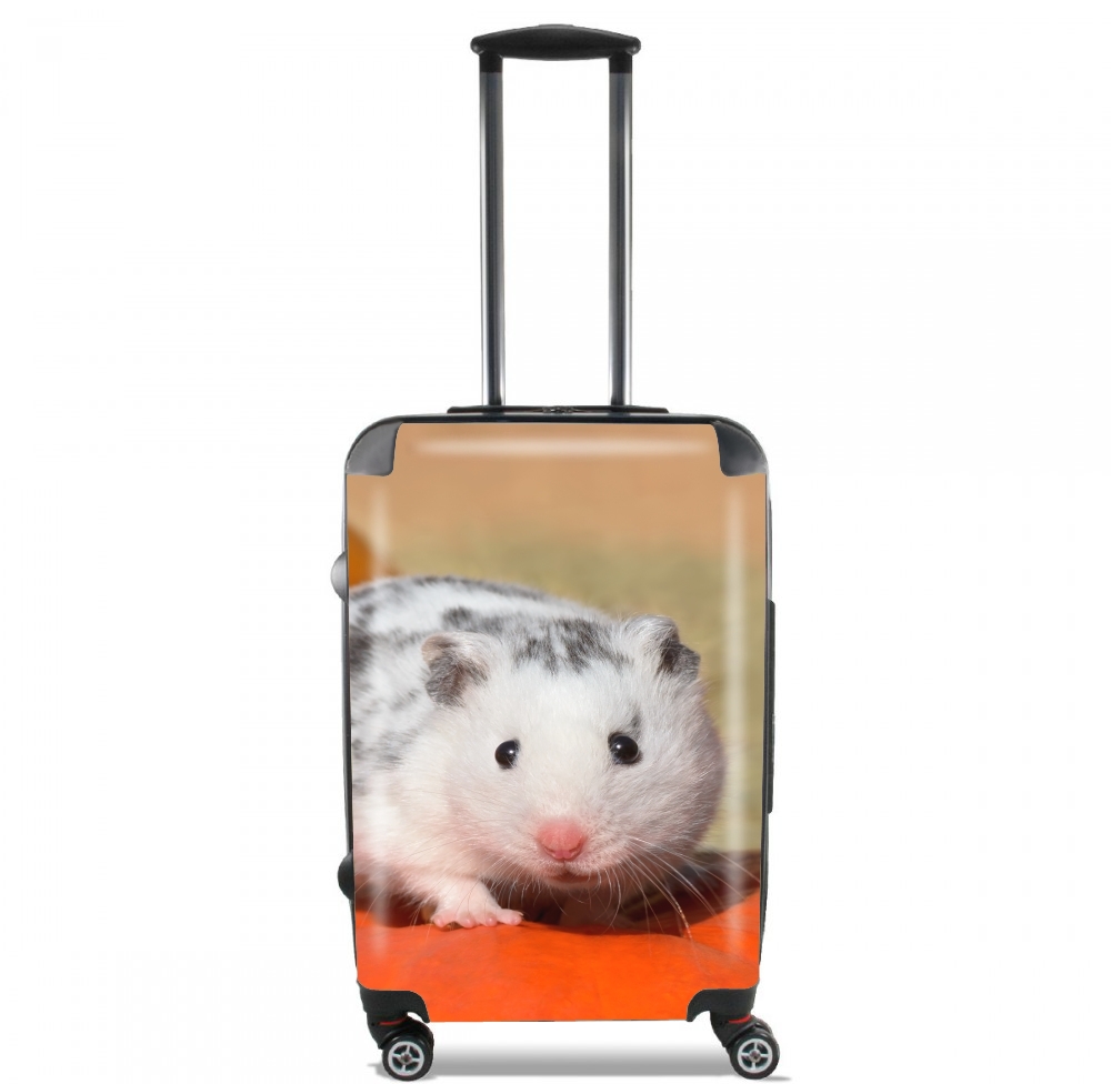 Valise bagage Cabine pour Hamster dalmatien blanc tacheté de noir