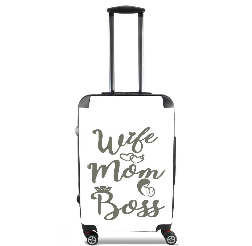 Valise bagage Cabine pour Wife Mom Boss