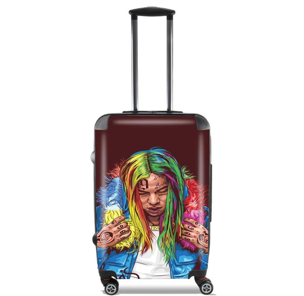 Valise trolley bagage L pour 6ix9ine