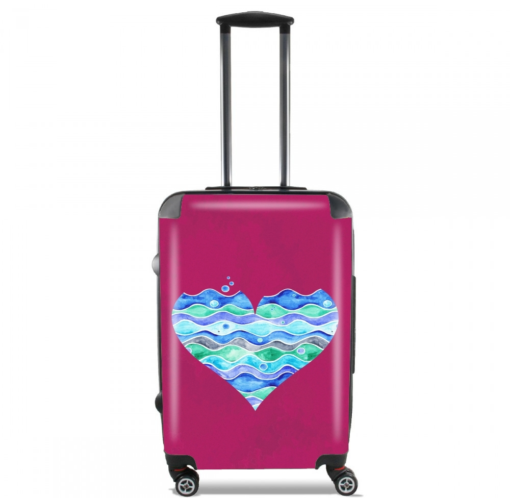 Valise trolley bagage L pour A sea of Love (purple)