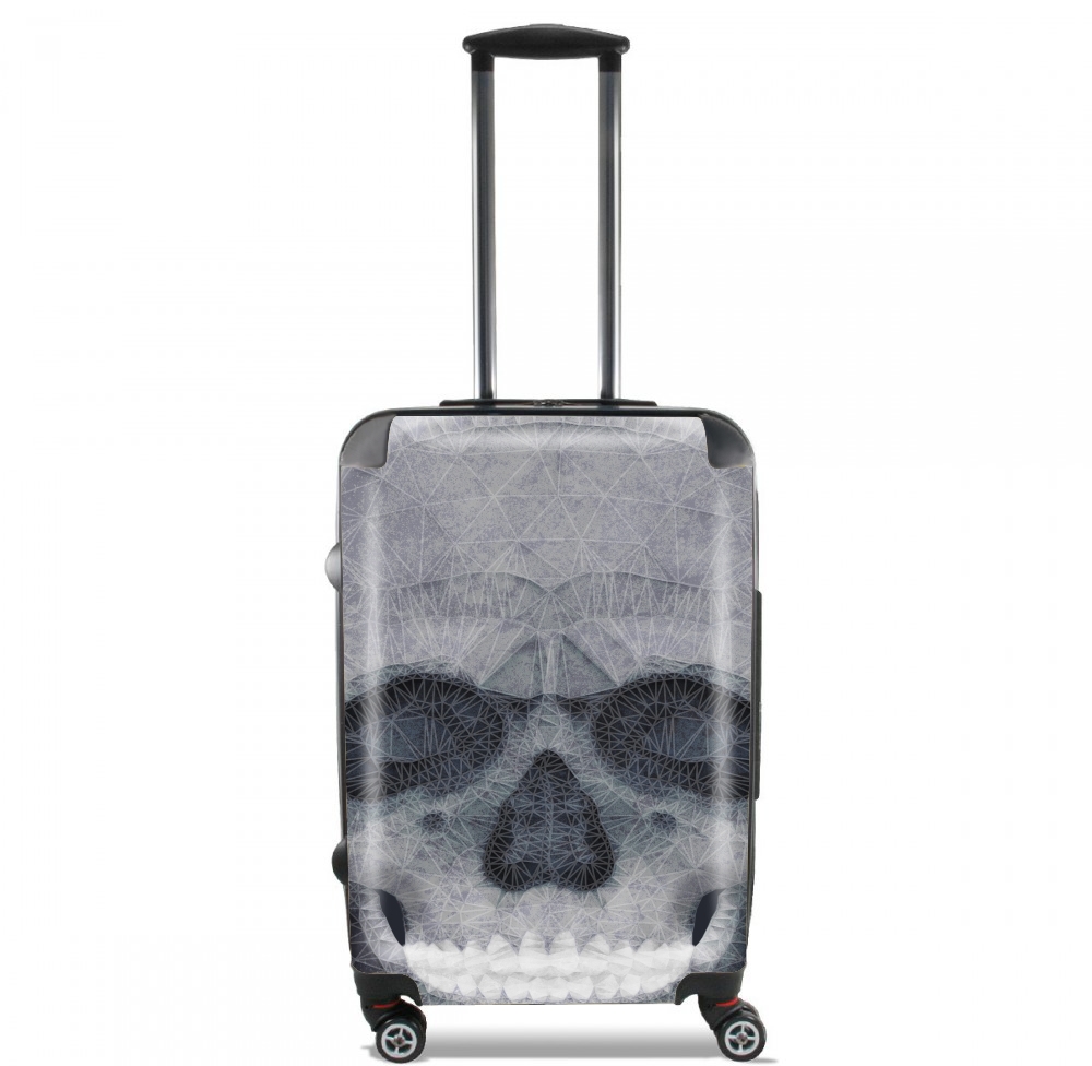 Valise trolley bagage L pour abstract skull