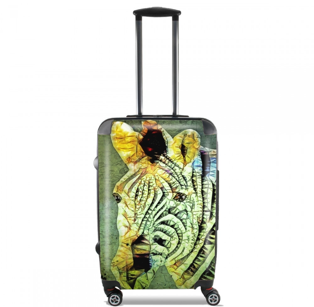 Valise trolley bagage L pour abstract zebra