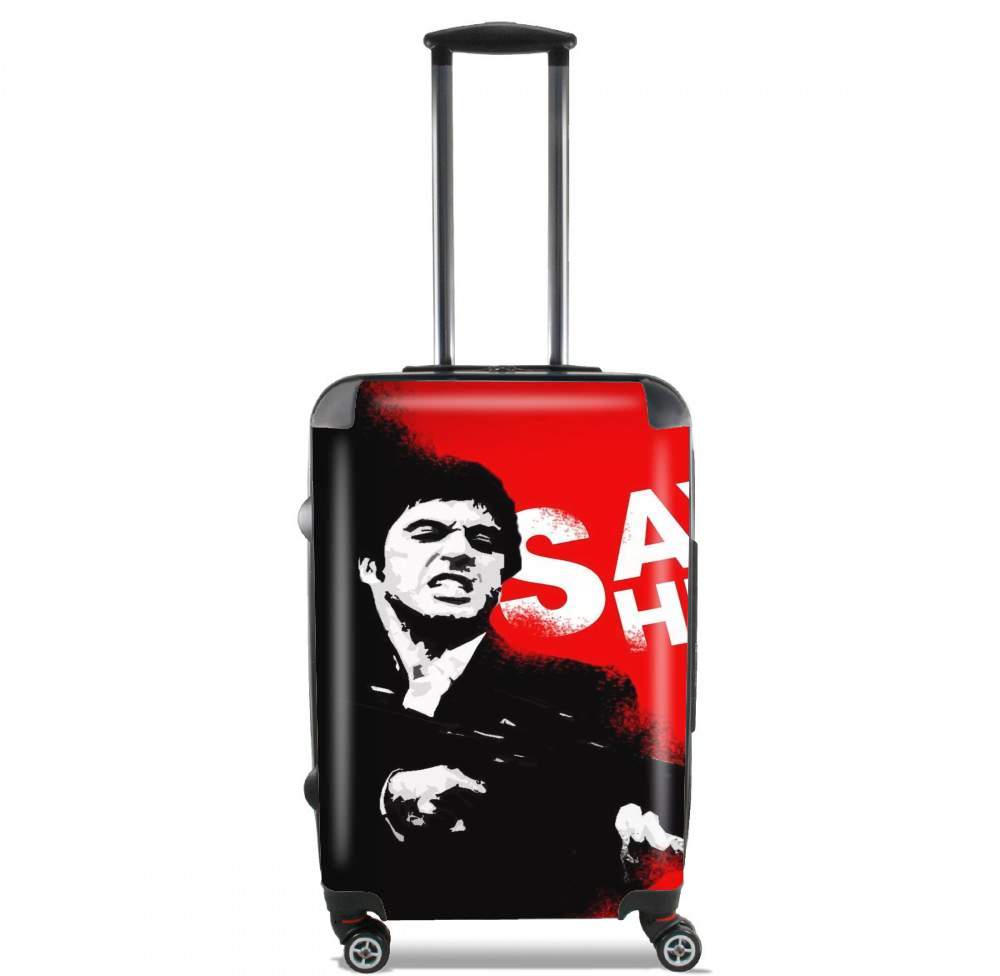 Valise trolley bagage L pour Al Pacino Say hello to my friend
