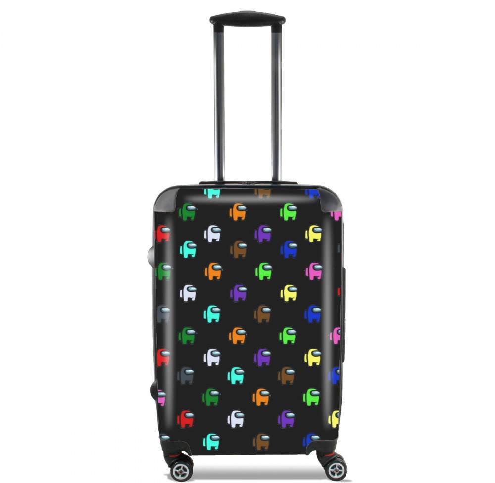 Valise trolley bagage L pour Among Us Pattern