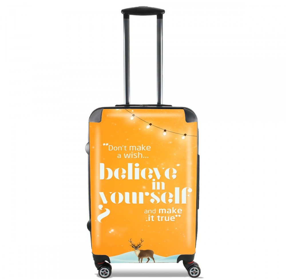 Valise trolley bagage L pour Believe in yourself