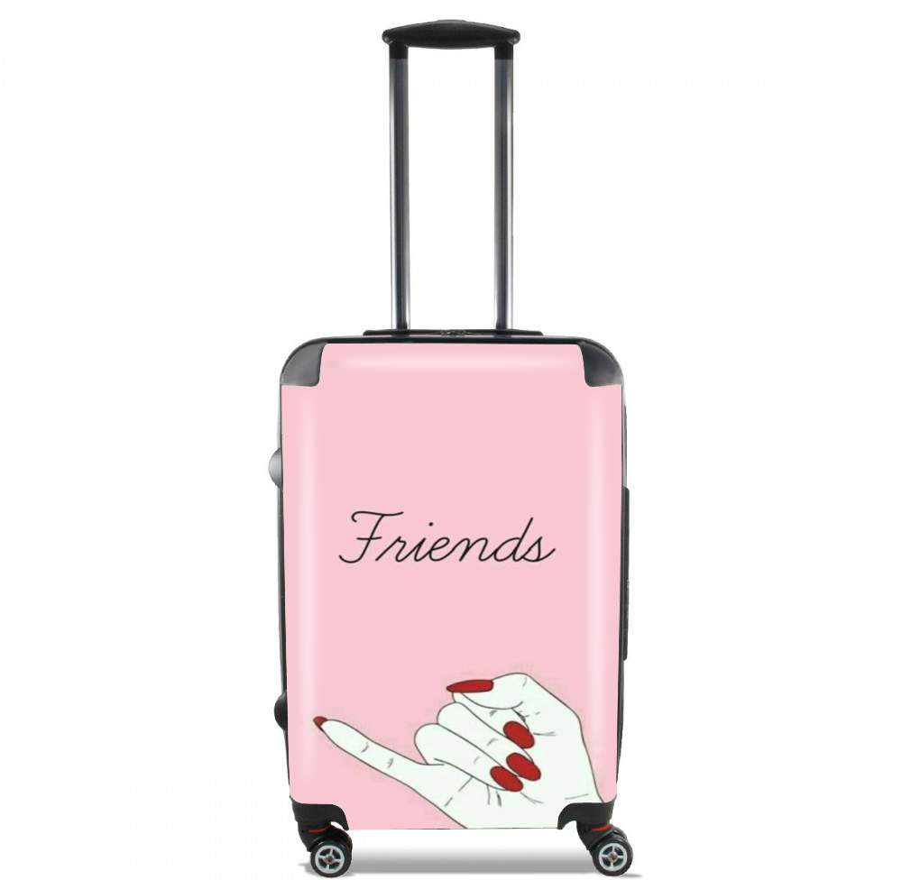 Valise trolley bagage L pour BFF Best Friends Pink Friends Side