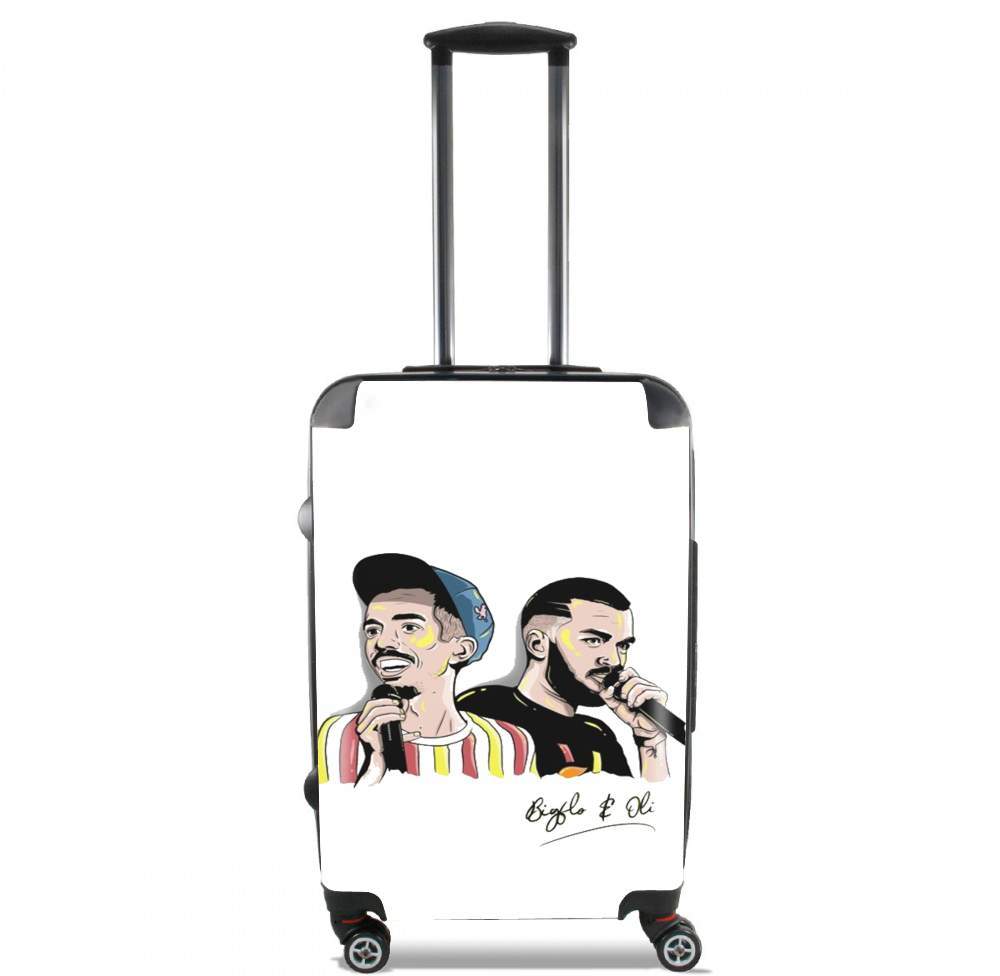 Valise trolley bagage L pour Bigflo et Oli Fan Art