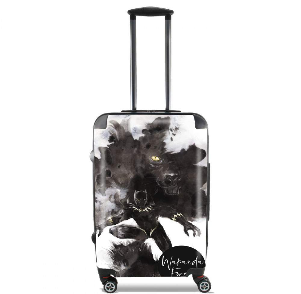 Valise trolley bagage L pour Black Panther Abstract Art WaKanda Forever
