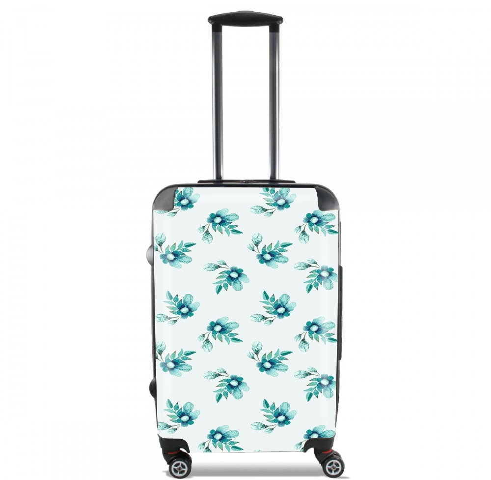 Valise trolley bagage L pour Blue Flowers