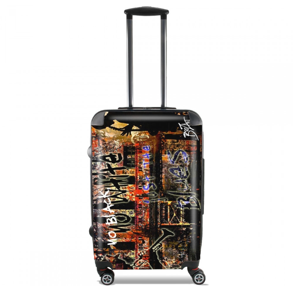 Valise trolley bagage L pour Blues Music By Brozart
