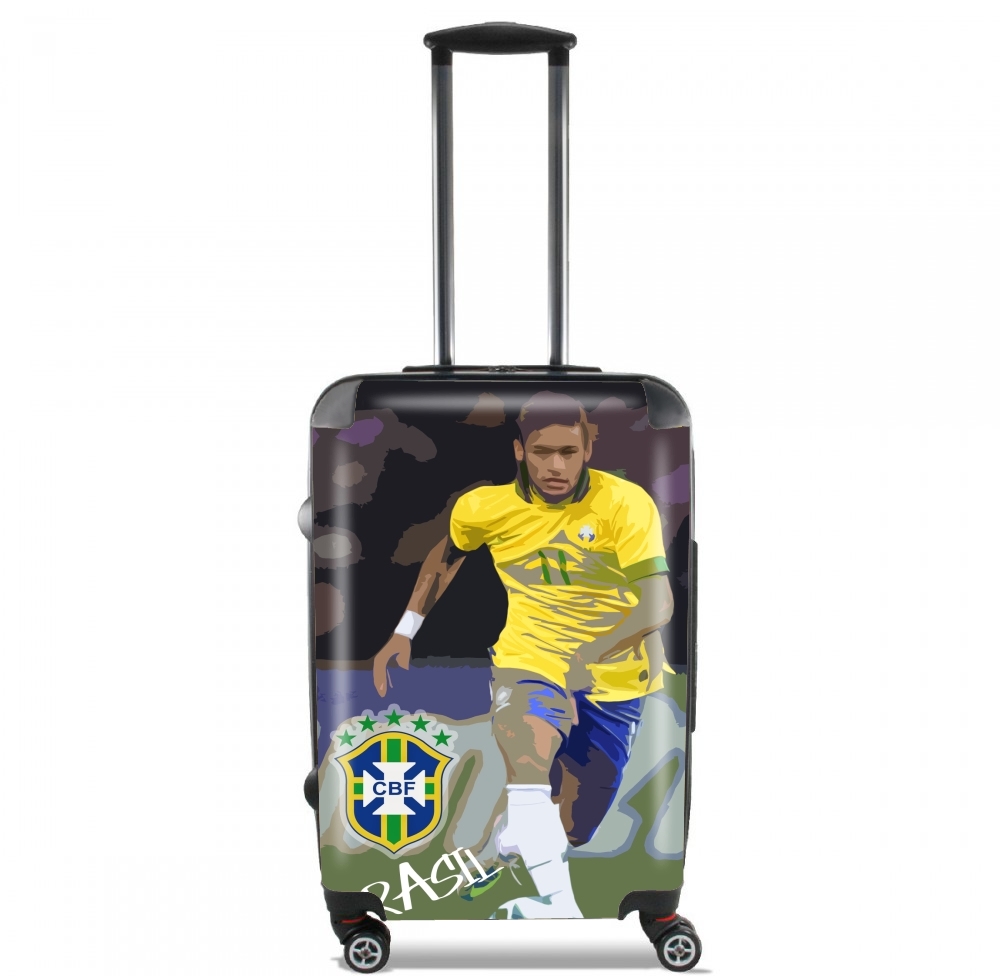 Valise trolley bagage L pour Brazil Foot 2014