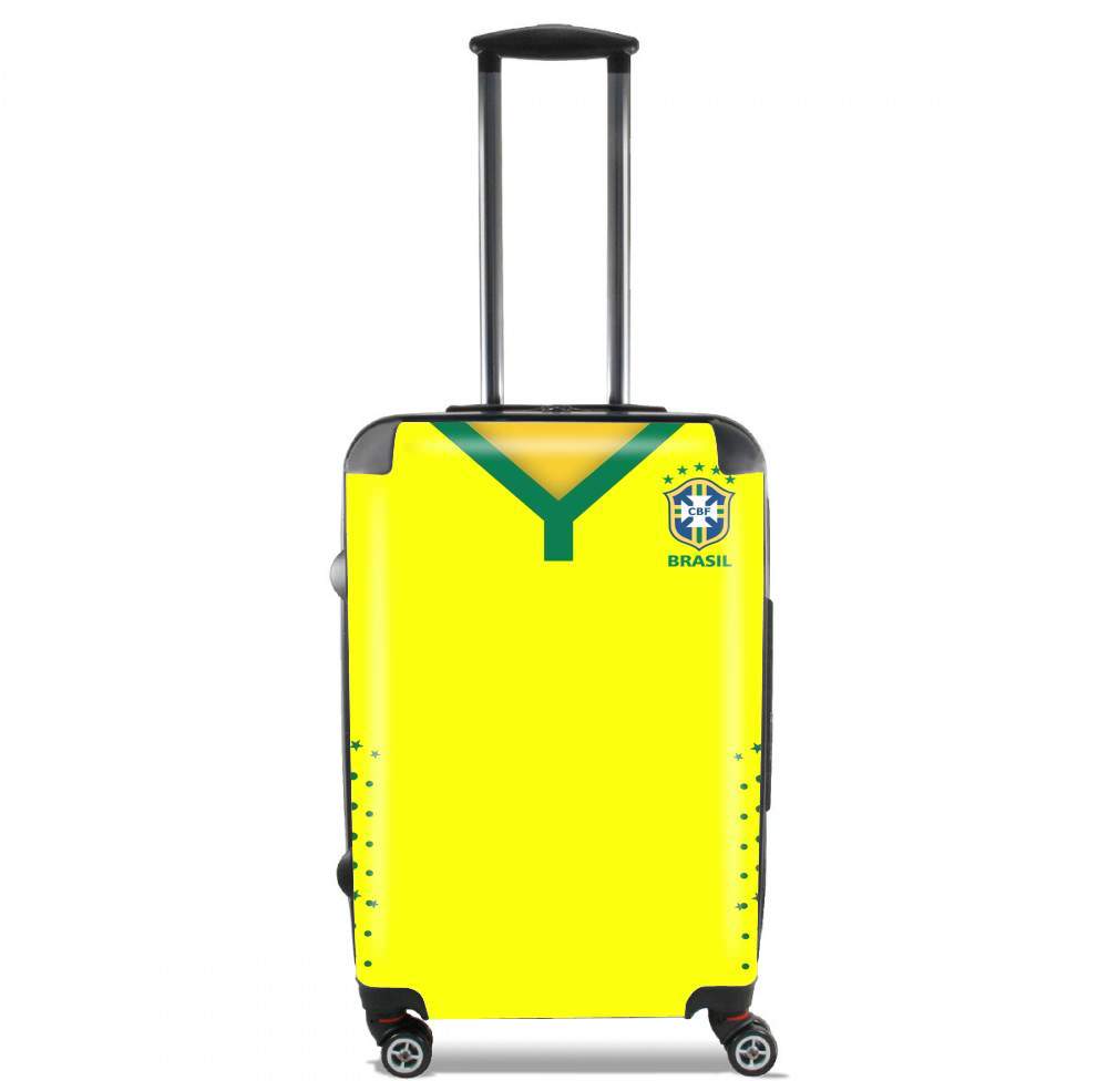 Valise trolley bagage L pour Brésil Maillot Selecao Domicile
