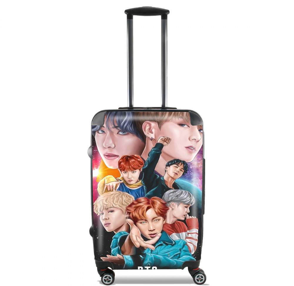 Valise trolley bagage L pour BTS DNA FanArt