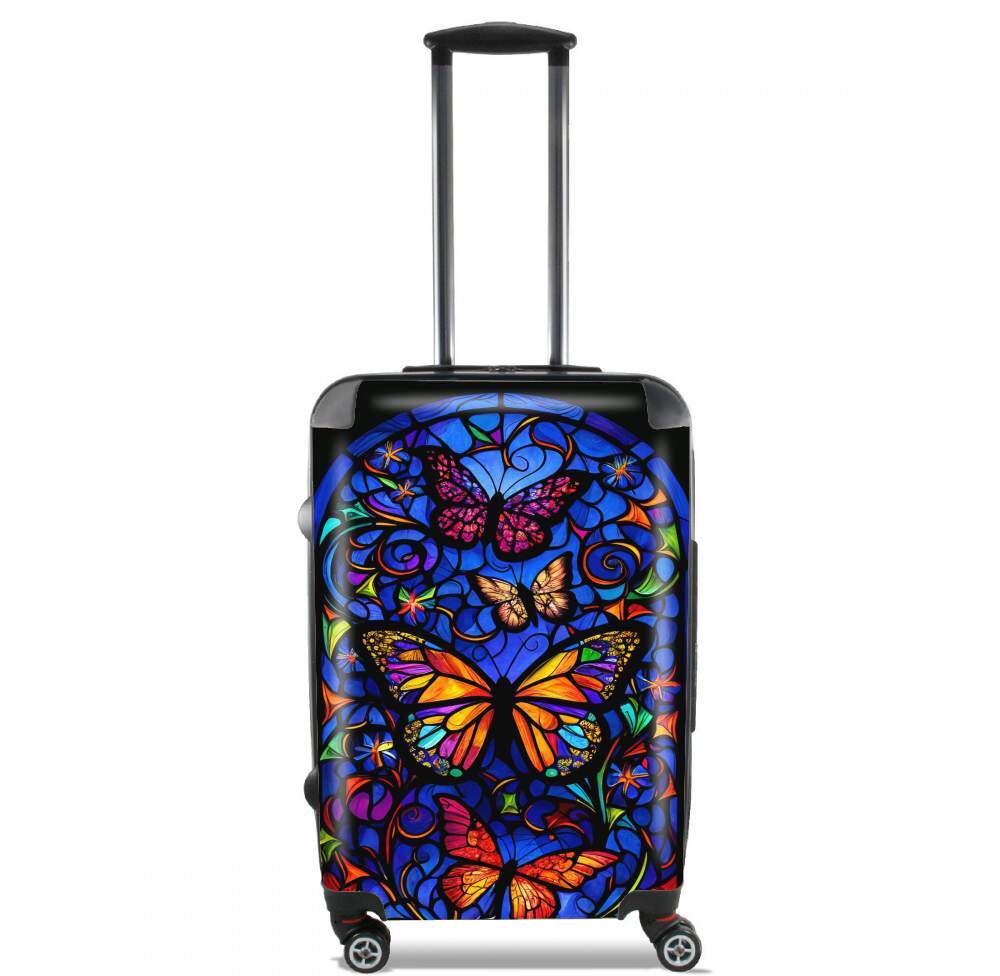 Valise trolley bagage L pour Butterfly Crystal