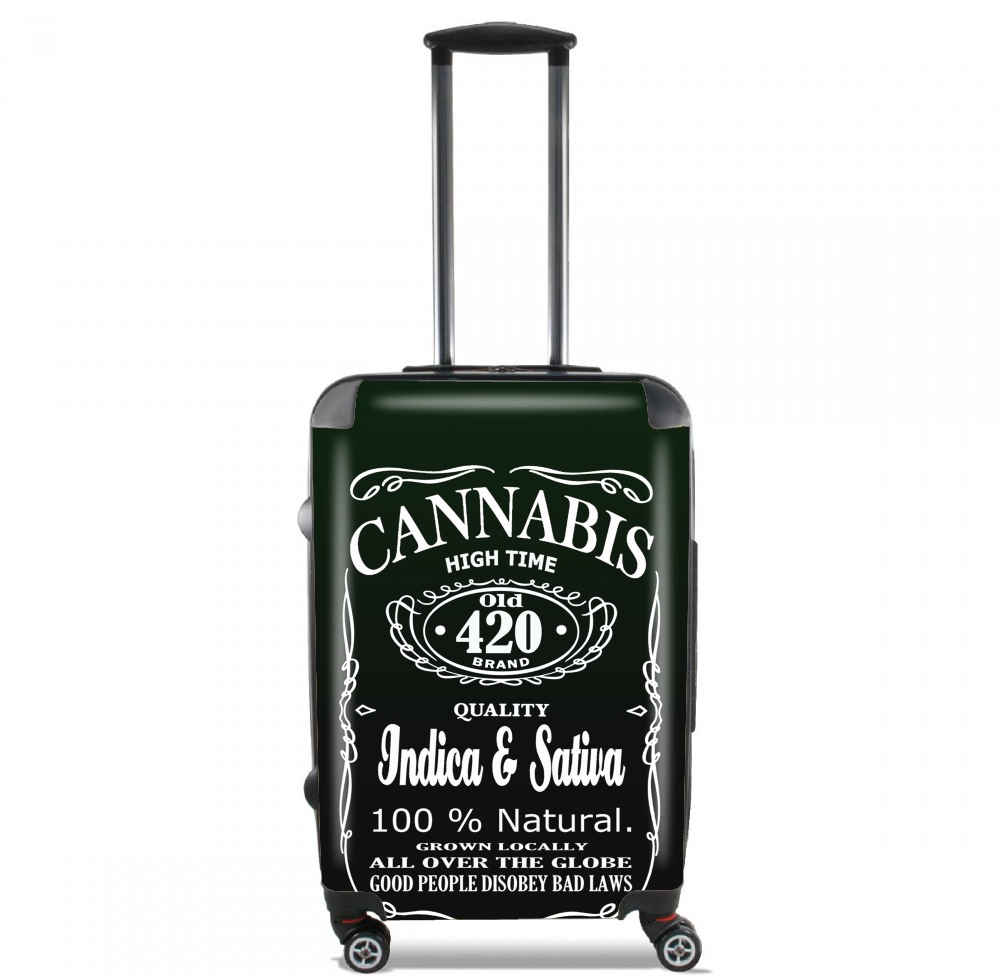 Valise trolley bagage L pour Cannabis