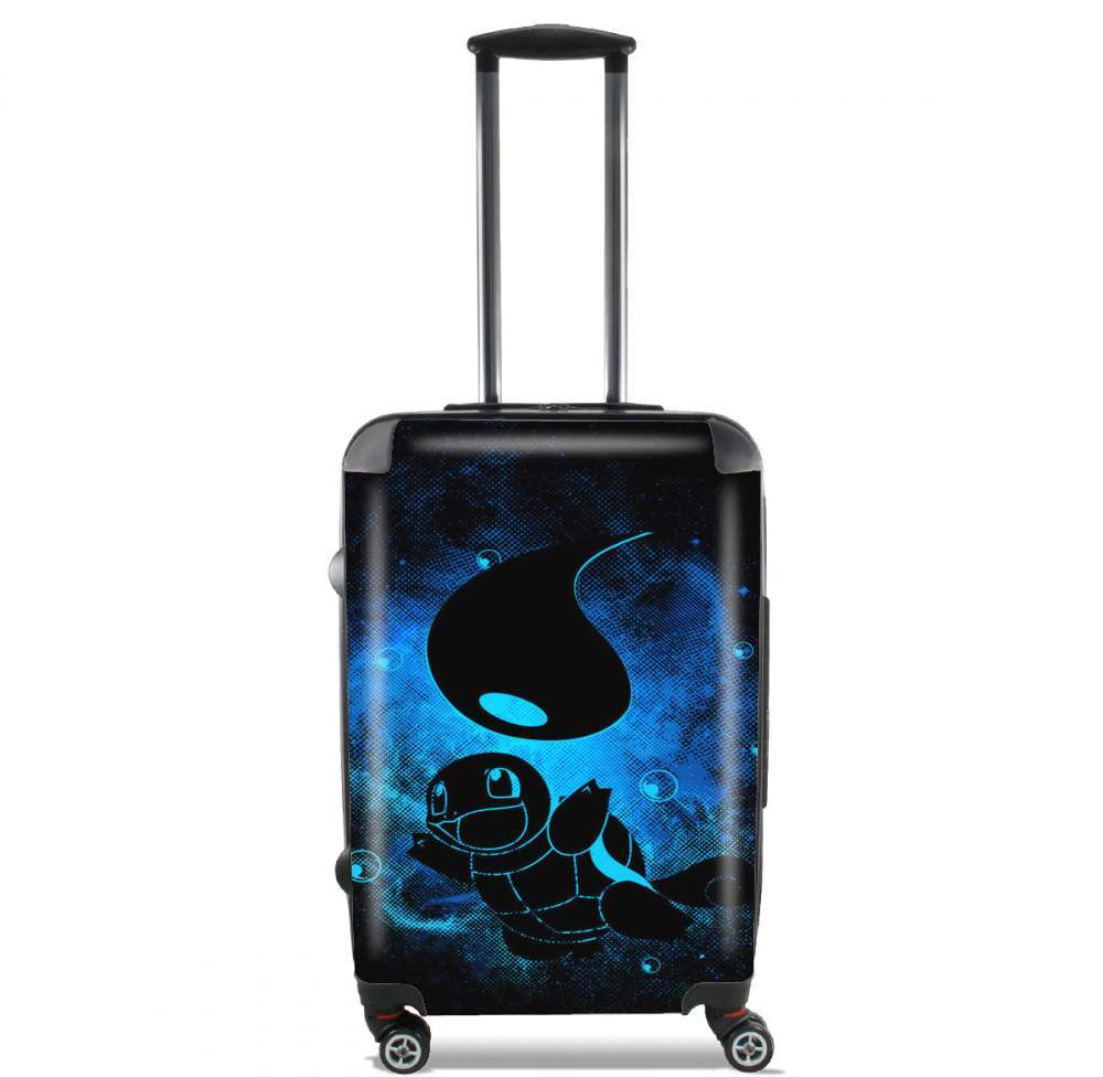 Valise trolley bagage L pour Carapuce Water Art