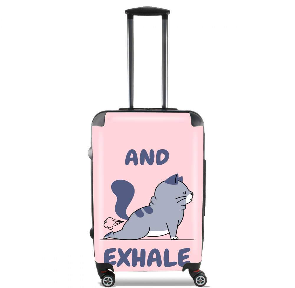 Valise trolley bagage L pour Cat Yoga Exhale