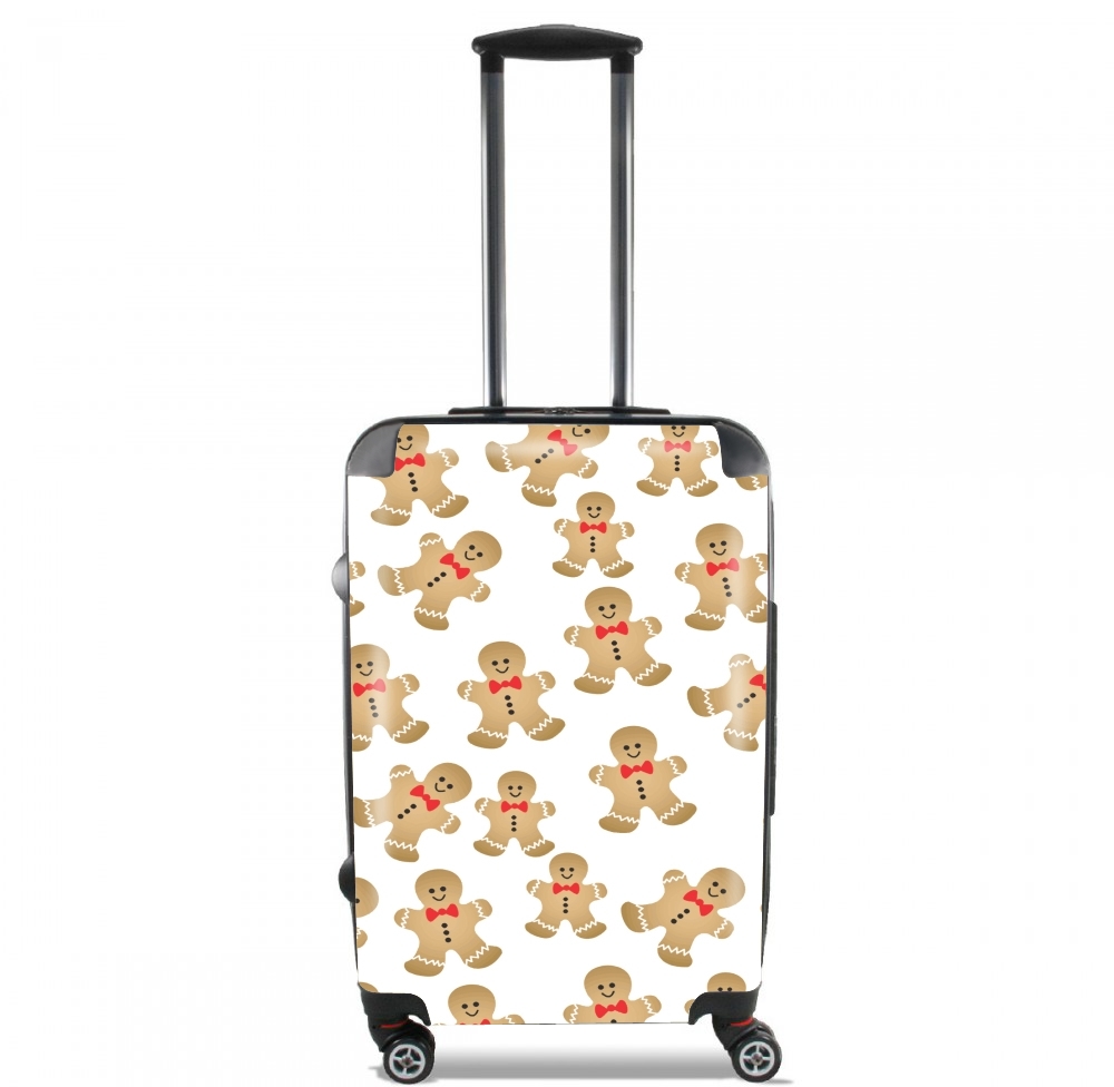 Valise trolley bagage L pour Christmas snowman gingerbread