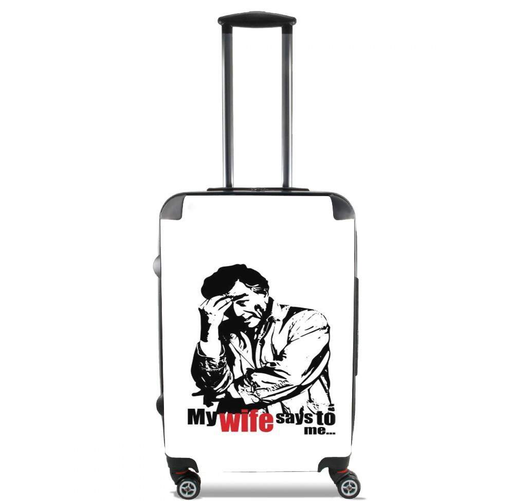 Valise trolley bagage L pour Columbo ma femme me dit toujours