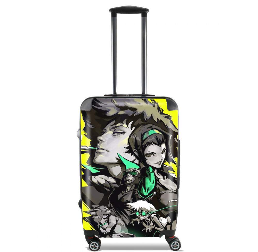 Valise trolley bagage L pour Cowboy Bebop Yellow Art