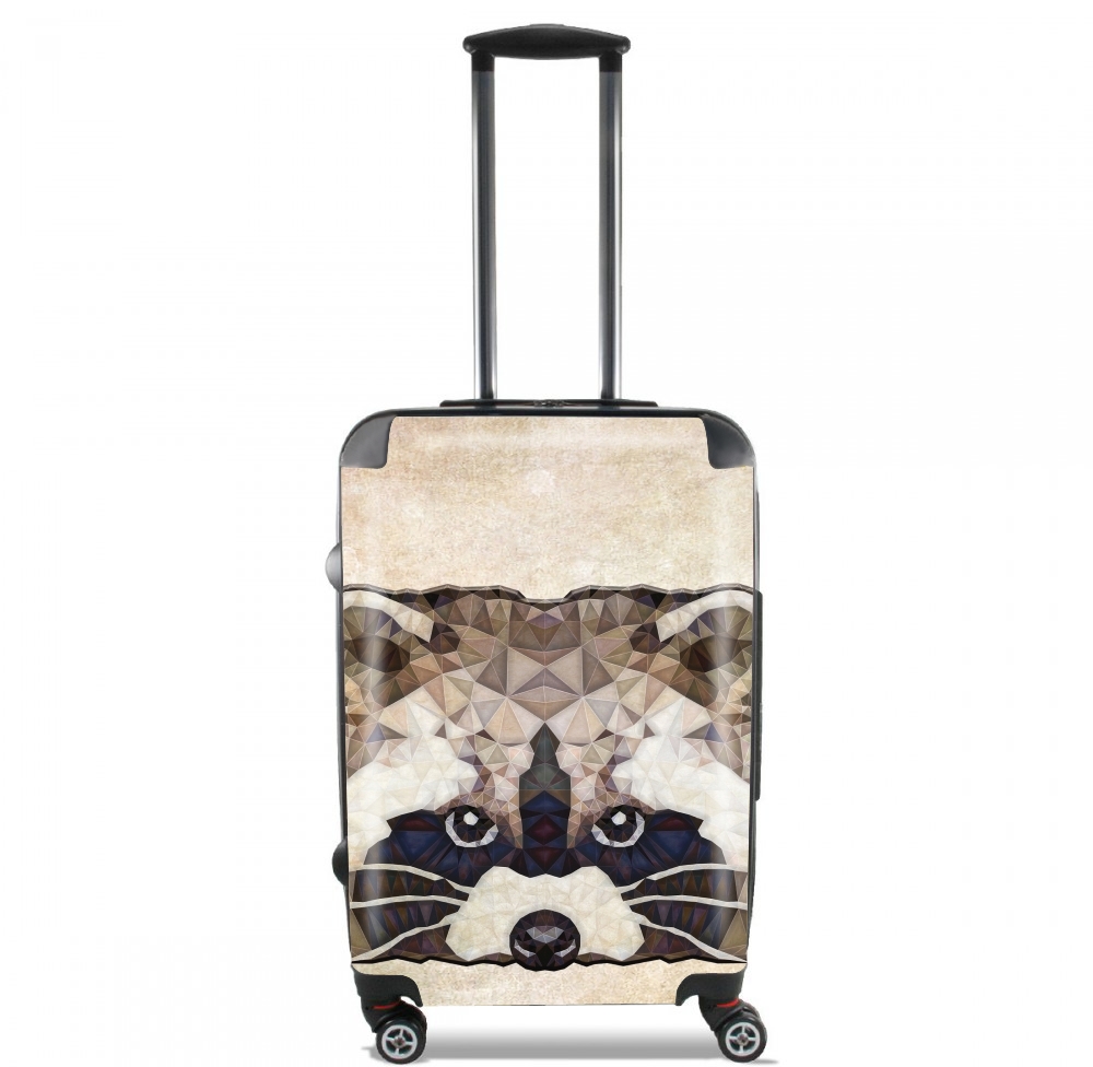 Valise trolley bagage L pour cute racoon