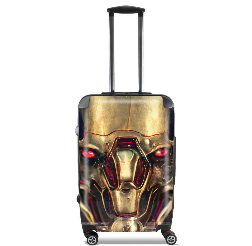 Valise trolley bagage L pour Cyborg head