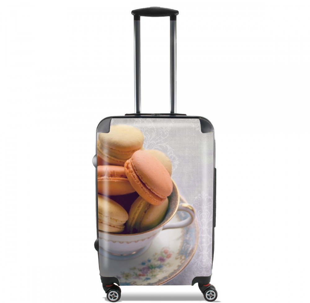 Valise trolley bagage L pour Dainty Maccaron Salon de thé