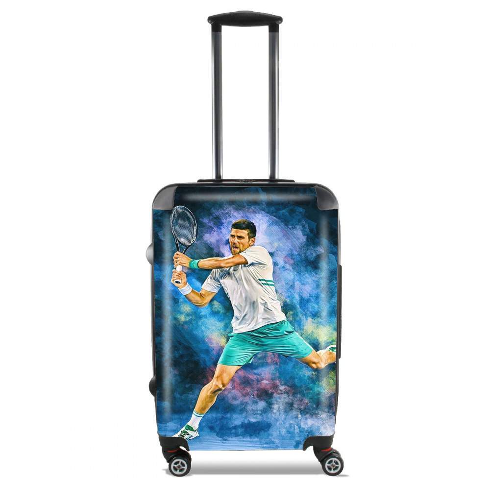 Valise trolley bagage L pour Djokovic Painting art