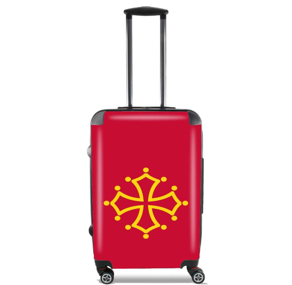 Valise trolley bagage L pour Drapeau de Midi-Pyrénées