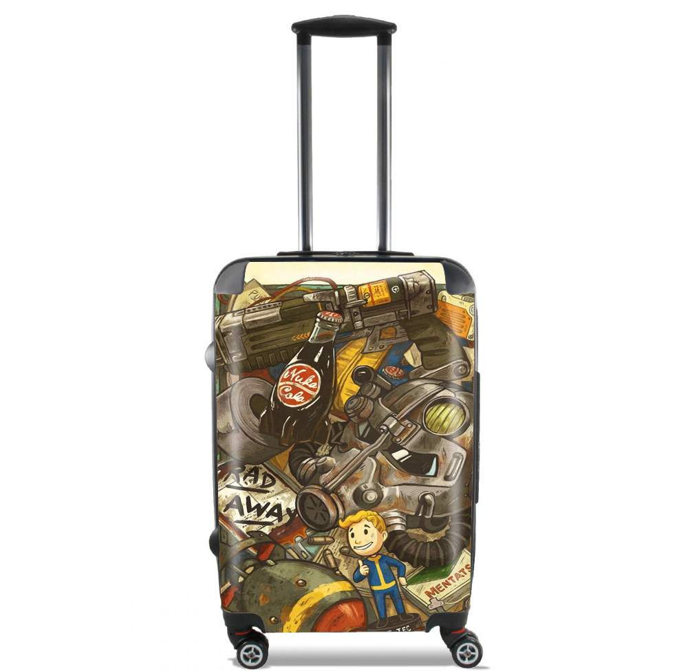 Valise trolley bagage L pour Fallout Painting Nuka Coca