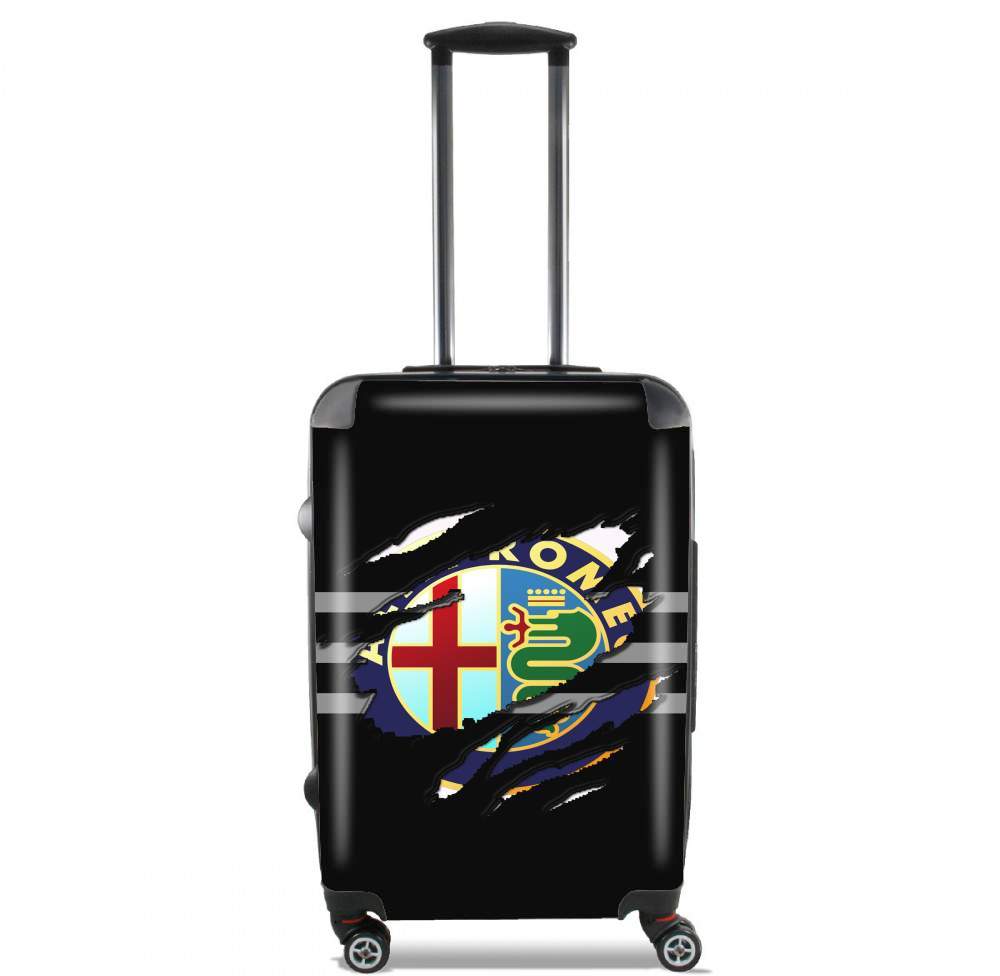 Valise trolley bagage L pour Fan Driver Alpha Romeo Griffe Art