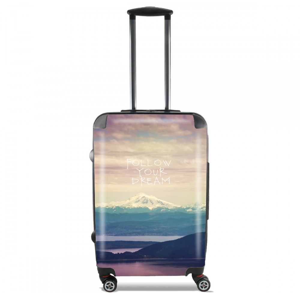 Valise trolley bagage L pour follow your dream