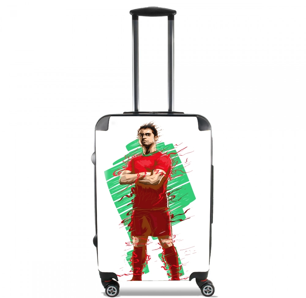 Valise trolley bagage L pour Football Legends: Cristiano Ronaldo - Portugal