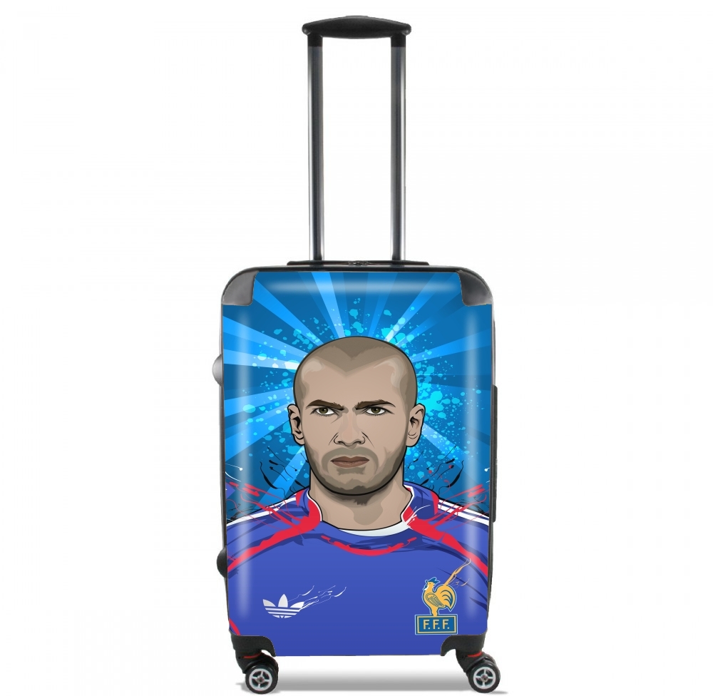 Valise trolley bagage L pour Football Legends: Zinedine Zidane France