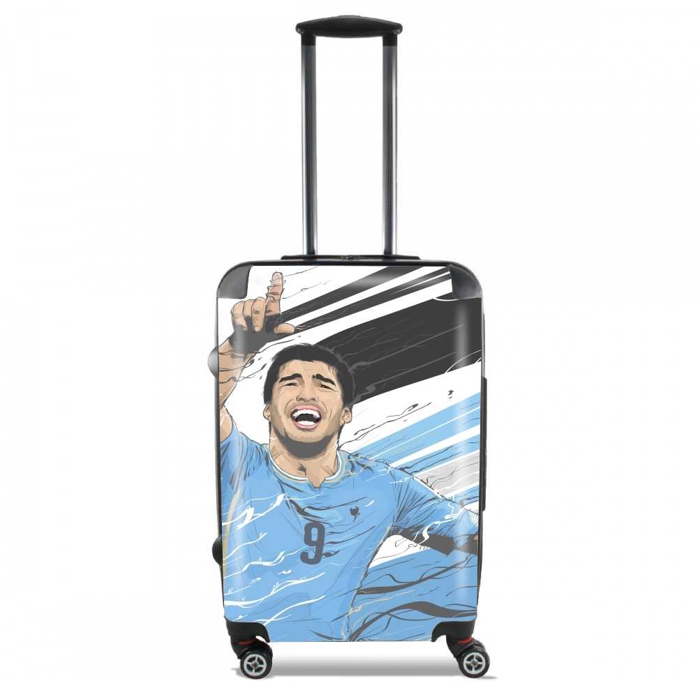 Valise trolley bagage L pour Football Stars: Luis Suarez - Uruguay