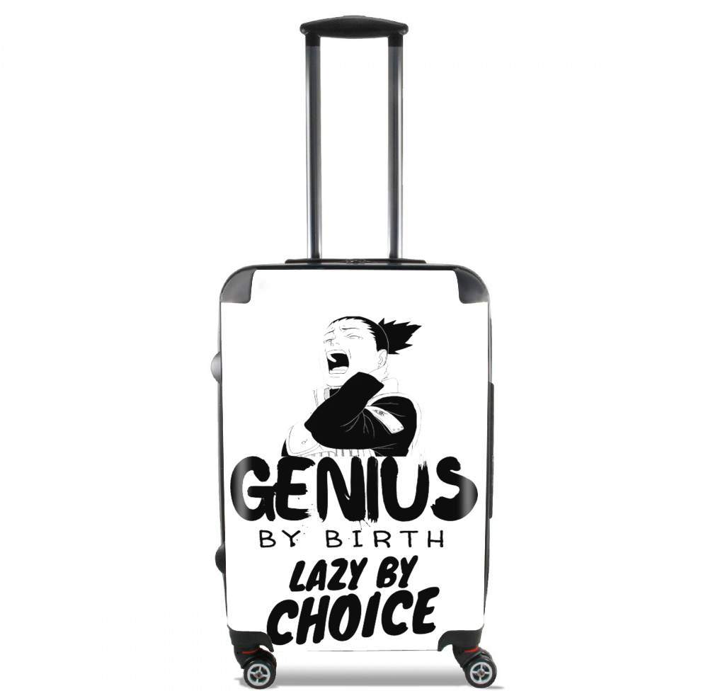 Valise trolley bagage L pour Genius by birth Lazy by Choice Shikamaru tribute