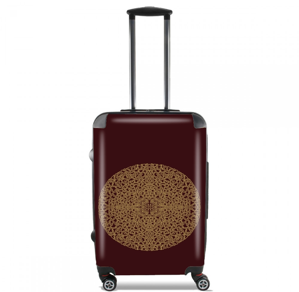 Valise trolley bagage L pour Geometric Bohemian Mandala