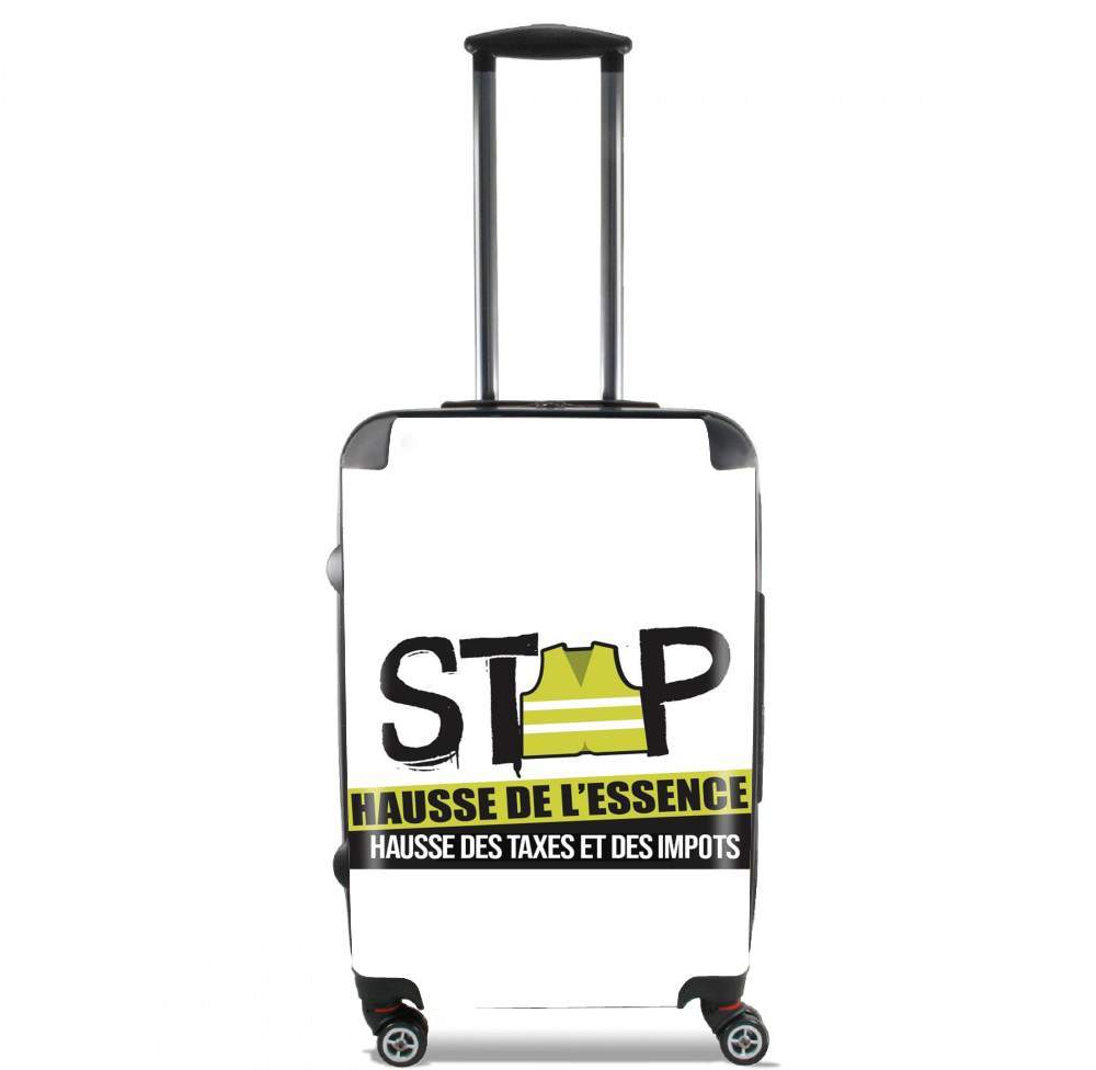 Valise trolley bagage L pour Gilet Jaune Stop aux taxes