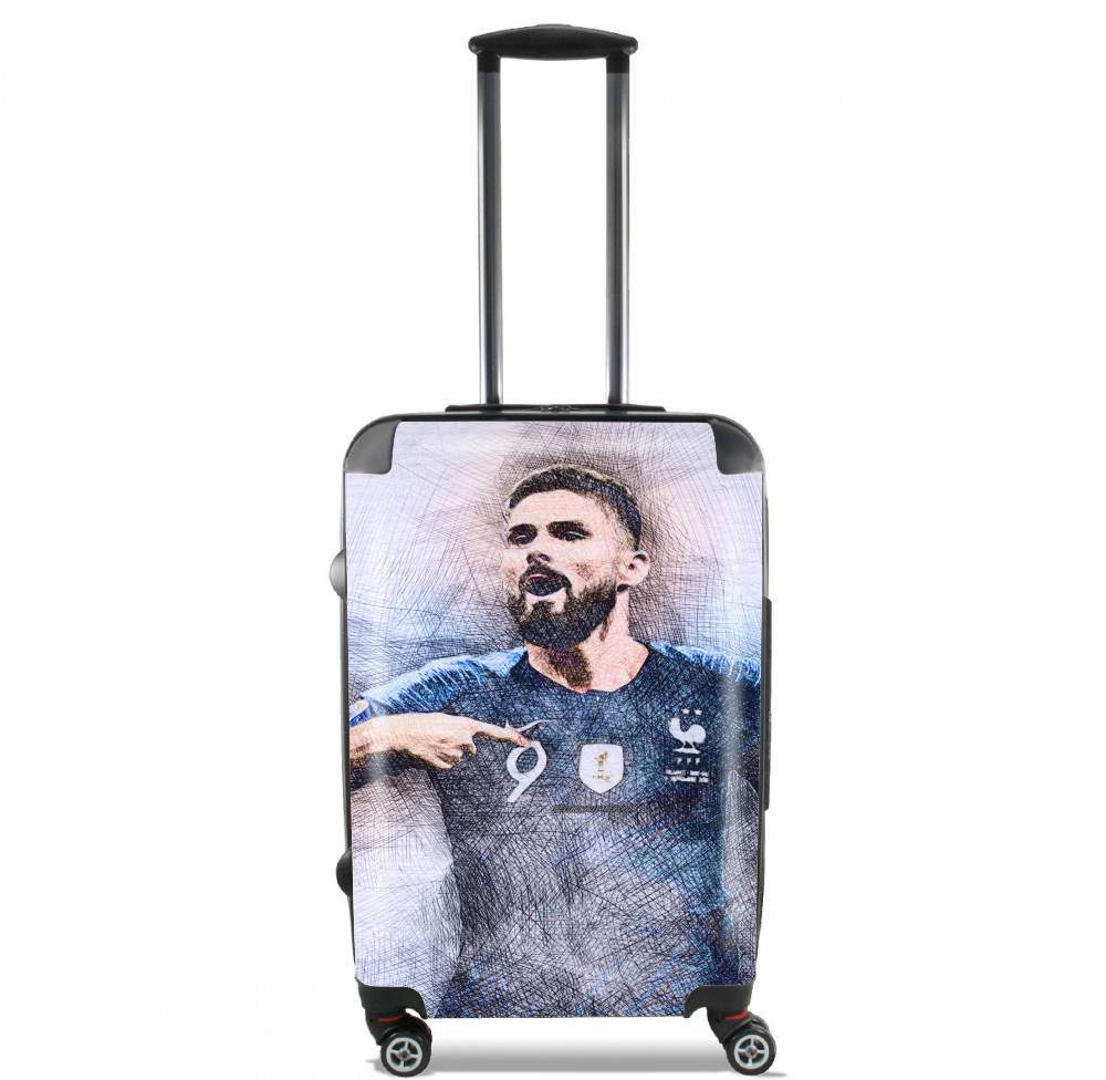 Valise trolley bagage L pour Giroud The French Striker