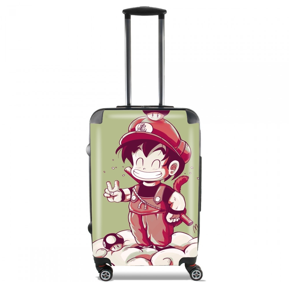 Valise trolley bagage L pour Goku-mario Vert