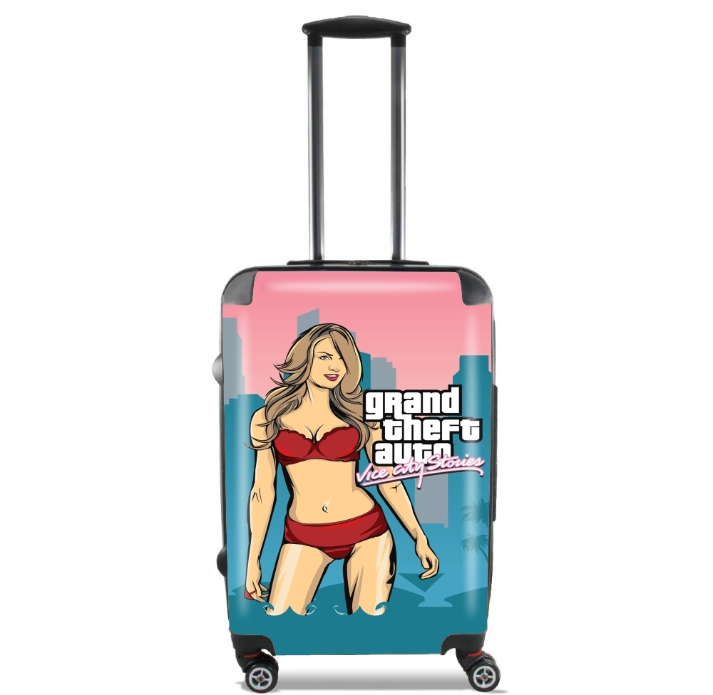 Valise trolley bagage L pour GTA collection: Bikini Girl Miami Beach