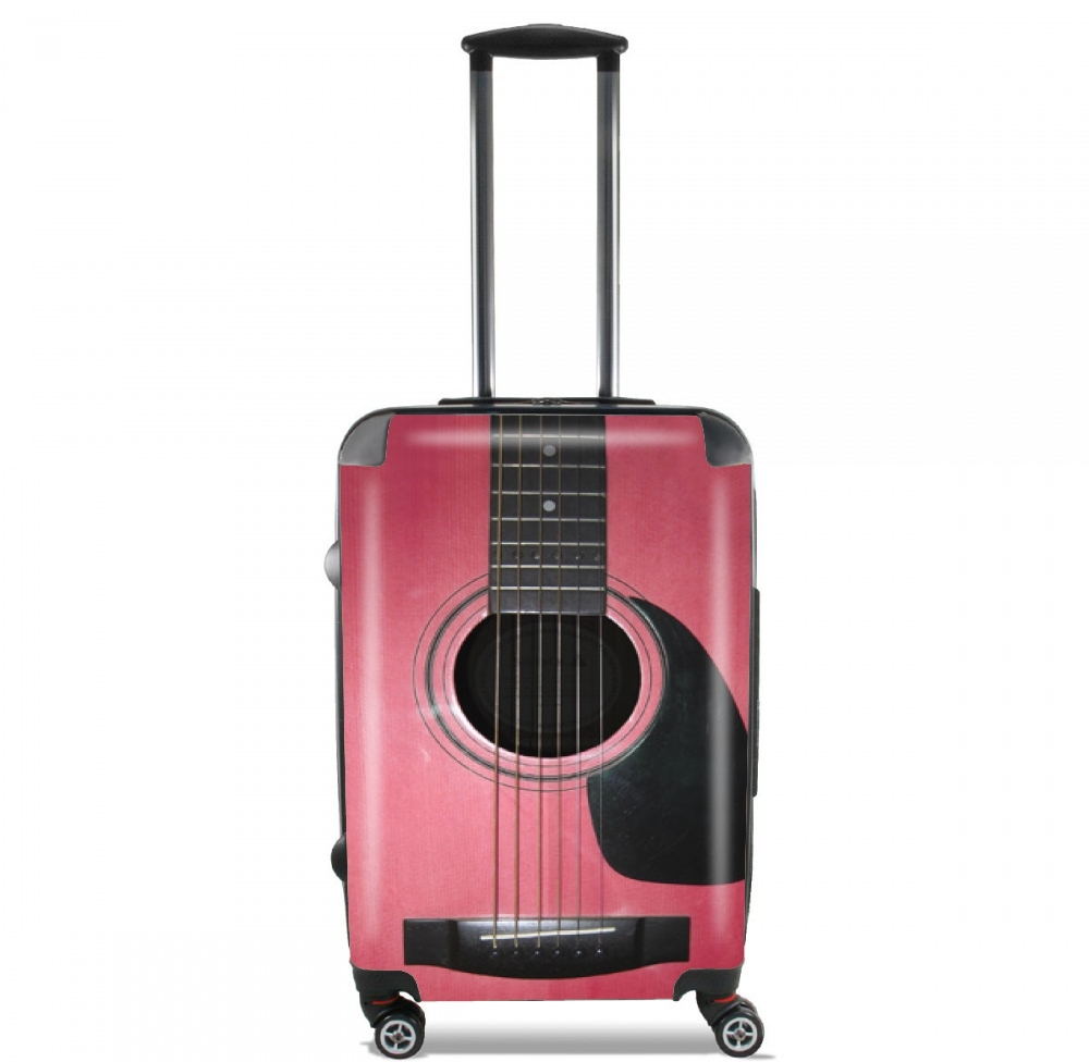 Valise trolley bagage L pour Guitare Rose