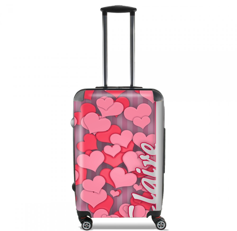 Valise trolley bagage L pour Heart Love - Claire