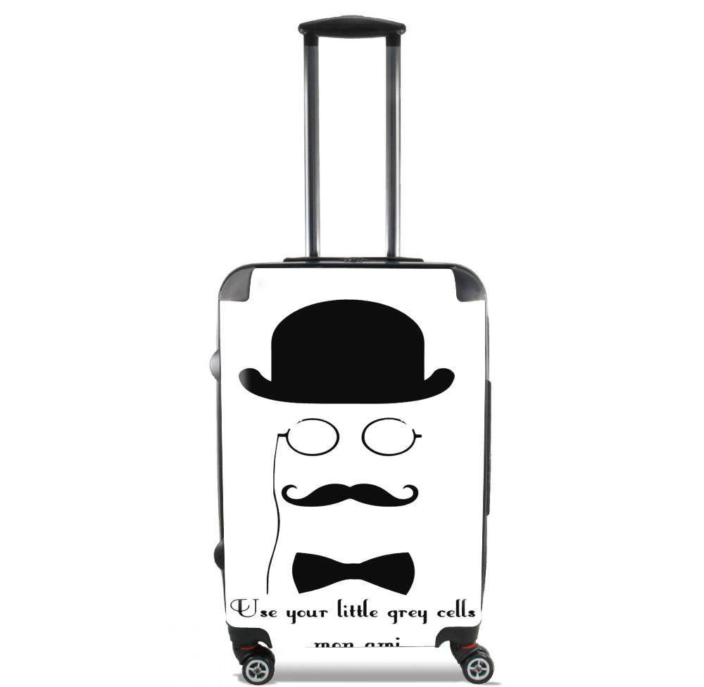 Valise trolley bagage L pour Hercules Poirot Quotes