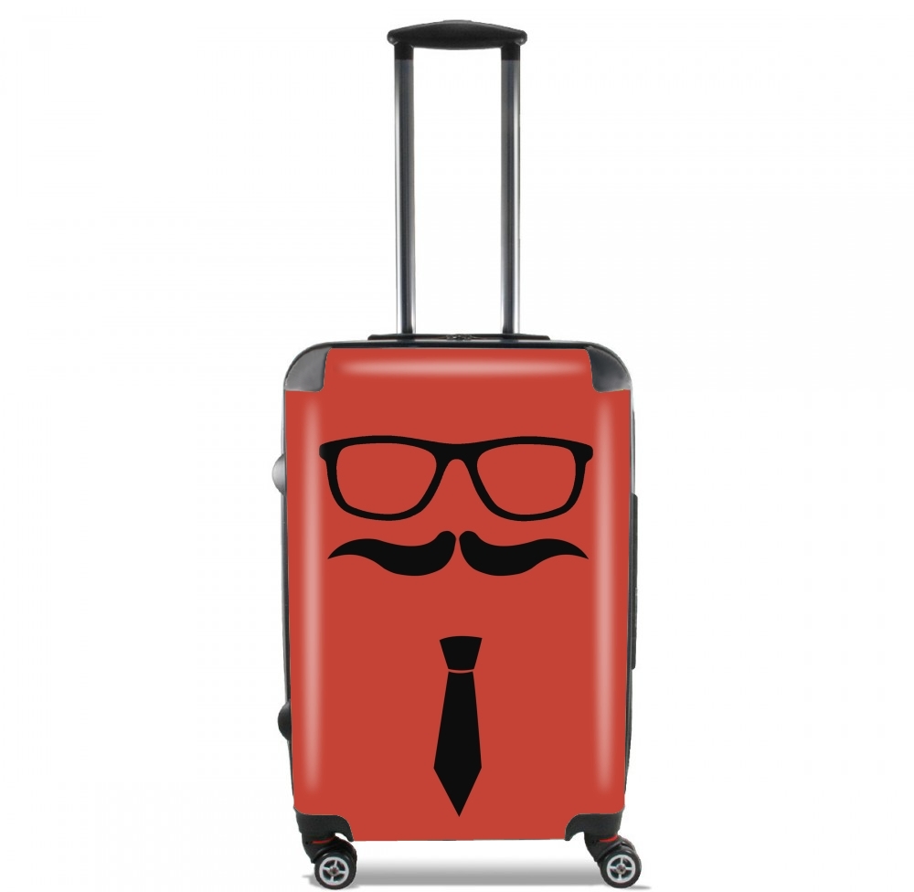 Valise trolley bagage L pour Hipster Face