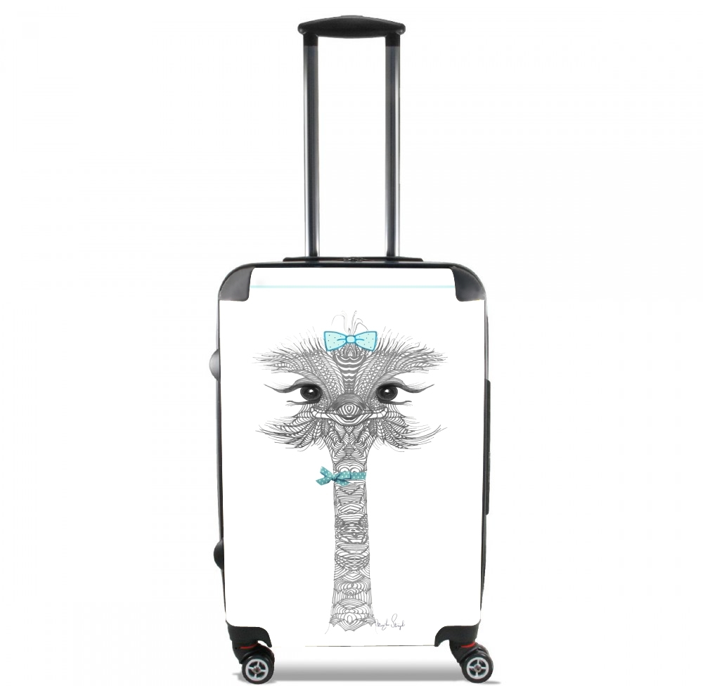 Valise trolley bagage L pour Hipster Girl postiche
