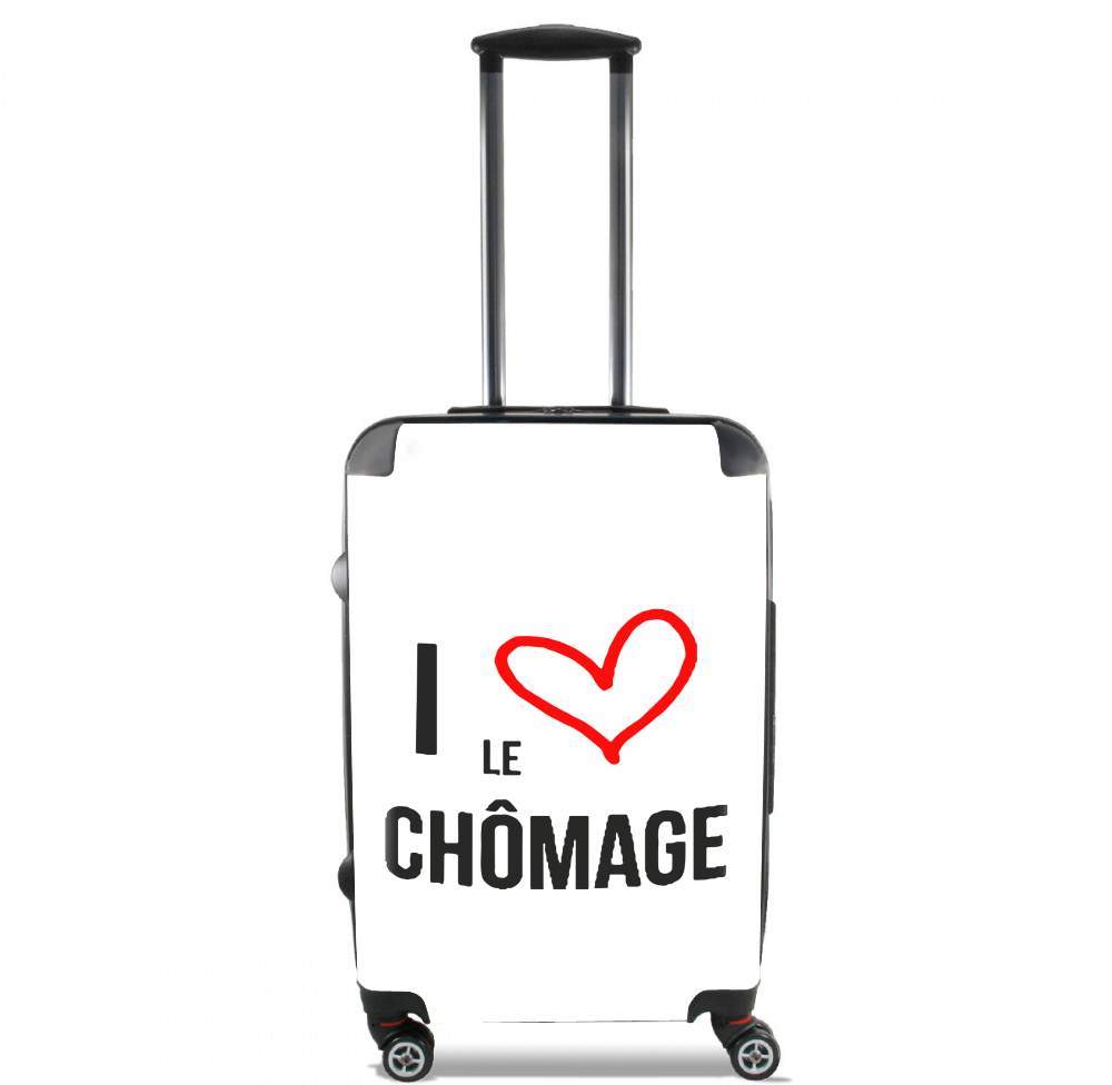 Valise trolley bagage L pour I love chomage