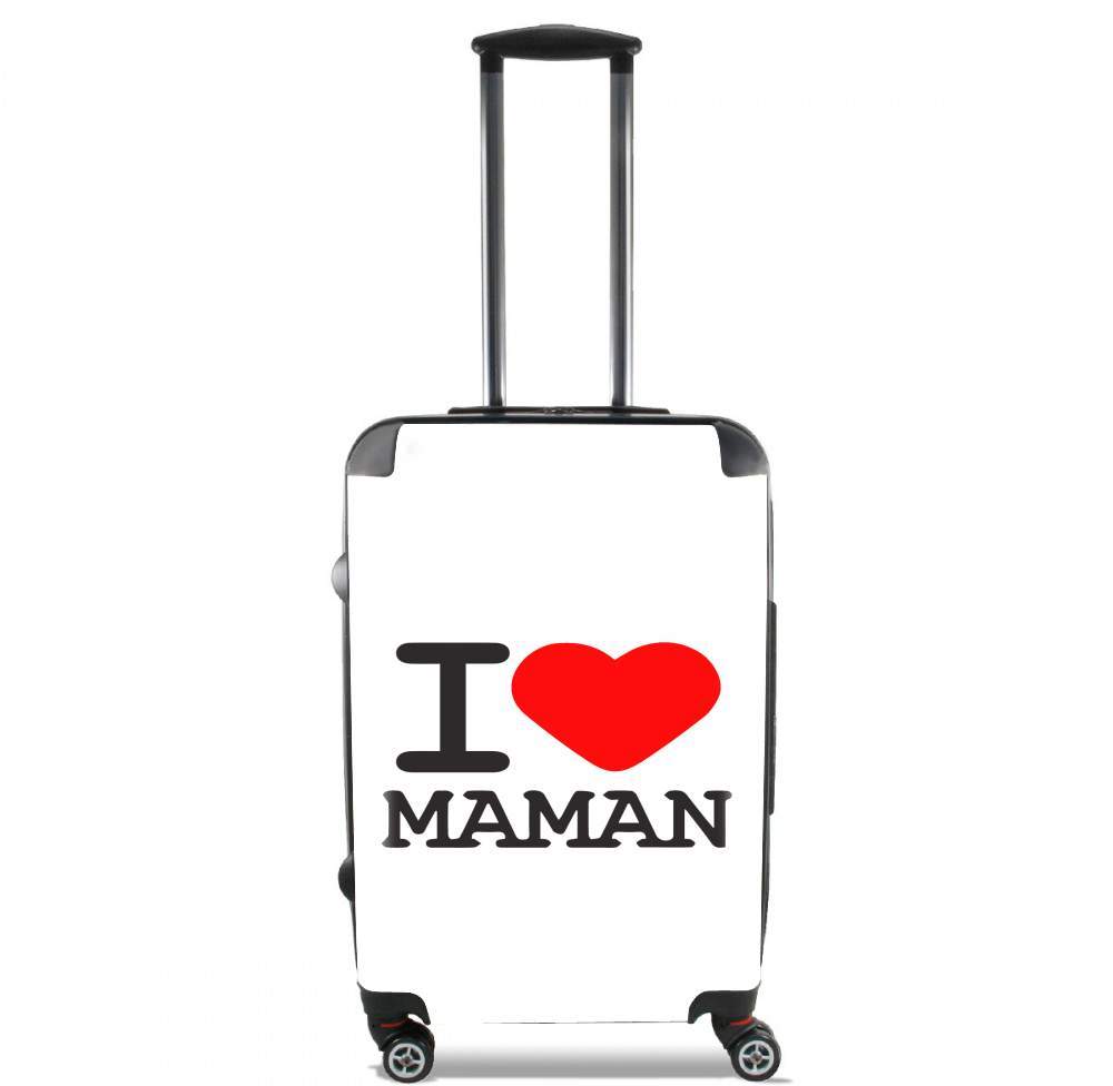 Valise trolley bagage L pour I love Maman